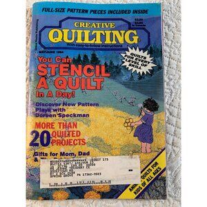 Creative Quilting May June 1994 Magazine Grass Roots Publishing